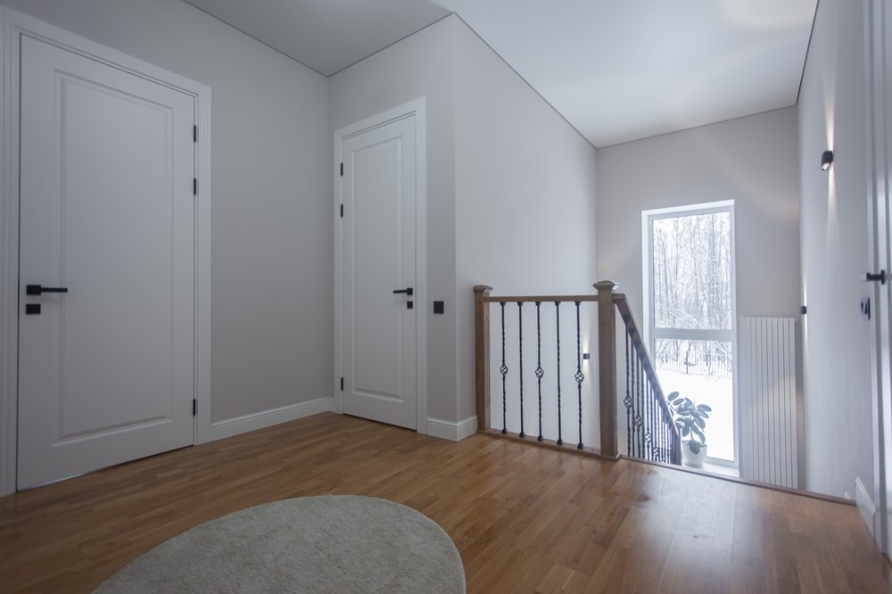 Interior repaint with detailed trim and corners